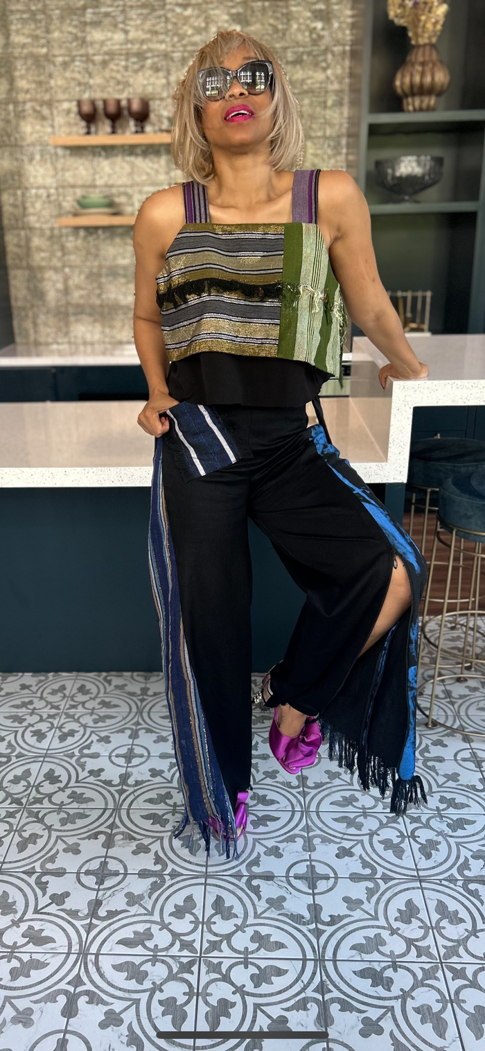 Miami Reversible ASOÓKE Hand Frayed Blouse