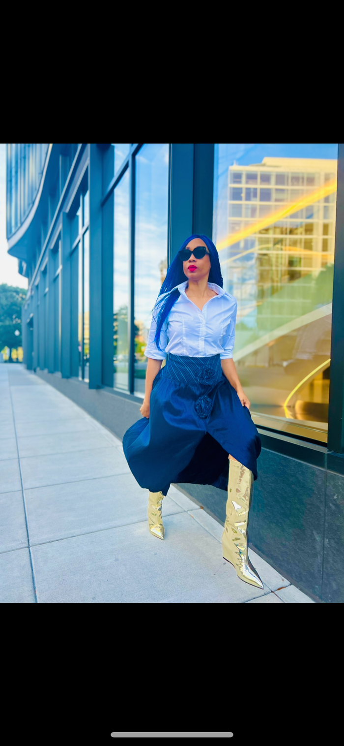 Midnight Blue  LiBBi Tulip 3in1 (Skirt-Dress-Maxi Blouse)