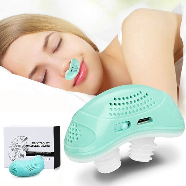 Mikro CPAP Lite – Przenośne Urządzenie do Terapii Bezdechu Sennego, Bezmaskowy Design, Cicha Praca, Jasnozielony 0