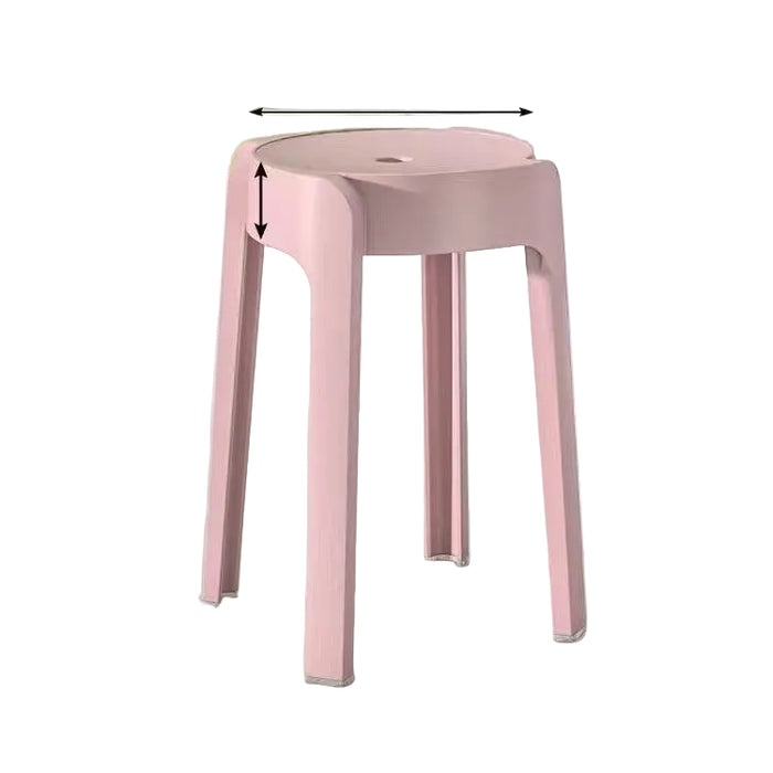 Minimalistyczne Stołki do Jadalni z Sztaplowaniem, Trwały Materiał PP, Kompaktowy Rozmiar 30x47 cm 7