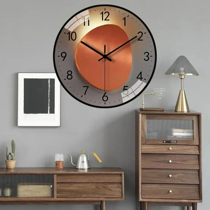 Nowoczesny Zegar Ścienny 30 cm z Cichym Mechanizmem – Minimalistyczny Zegar na Ścianę do Salonu i Biura 4