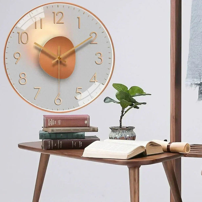 Nowoczesny Zegar Ścienny 30 cm z Cichym Mechanizmem – Minimalistyczny Zegar na Ścianę do Salonu i Biura 5