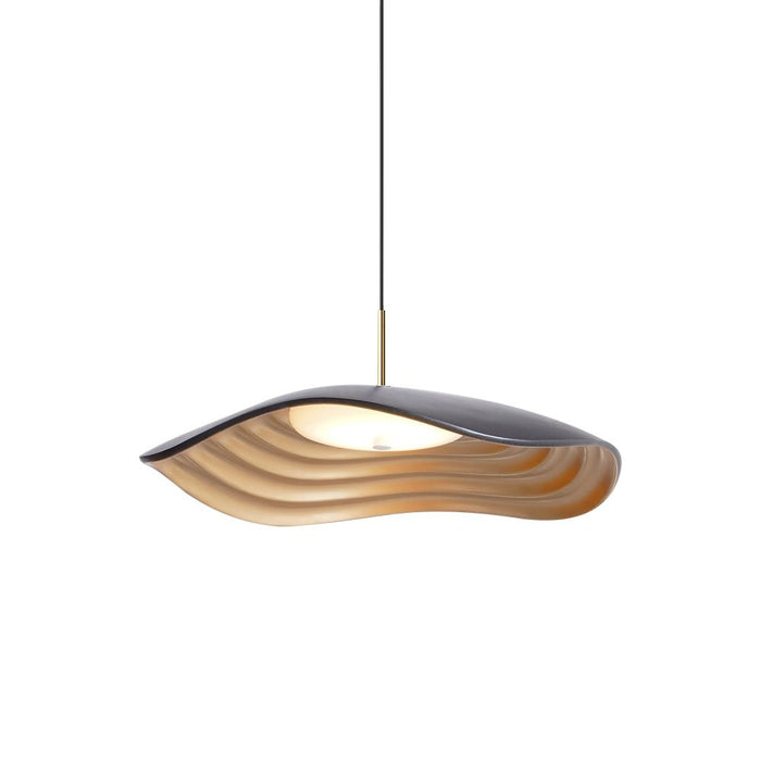Diameter 60cm x Height 18cm / Ø 23.6″ x W 7″ / Black / Warm light