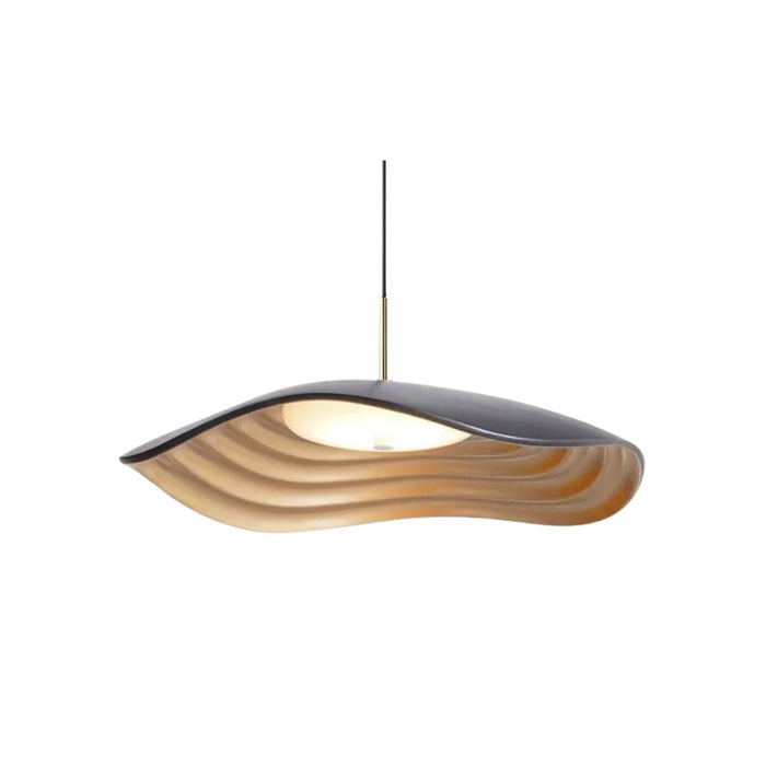 Nowoczesna Lampa Wisząca LED Arc – Eleganckie Oświetlenie do Salonów i Jadalni, Regulowana Wysokość, Żywica i Akryl 1