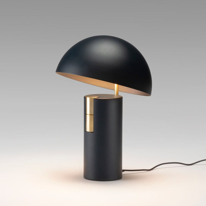 Nowoczesna Lampa Stołowa Szklana Avo z Pochyloną Pokrywą, 30 cm – Idealna do Salonów i Biura 1