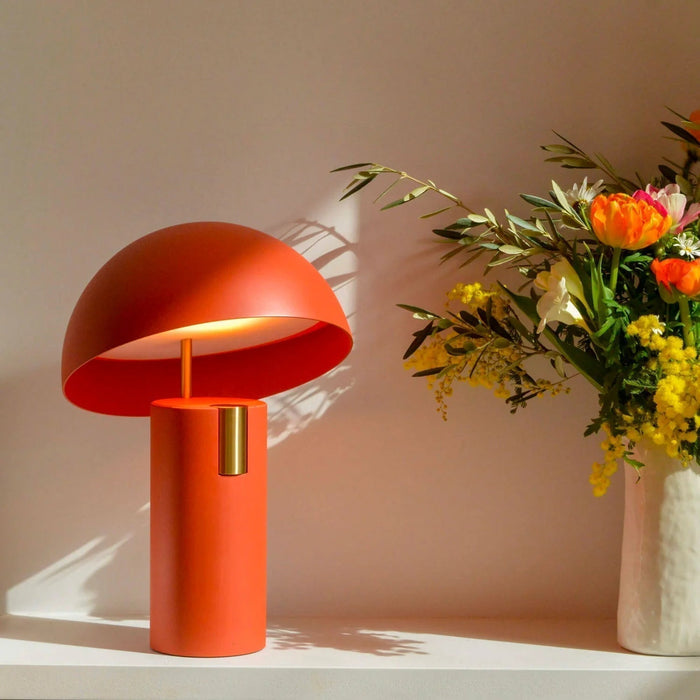 Nowoczesna Lampa Stołowa Szklana Avo z Pochyloną Pokrywą, 30 cm – Idealna do Salonów i Biura 4