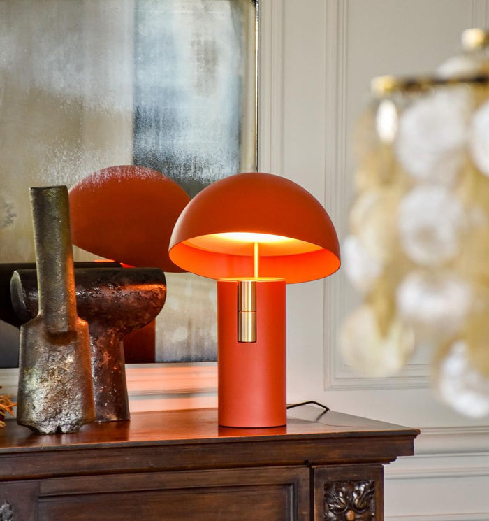 Nowoczesna Lampa Stołowa Szklana Avo z Pochyloną Pokrywą, 30 cm – Idealna do Salonów i Biura 7