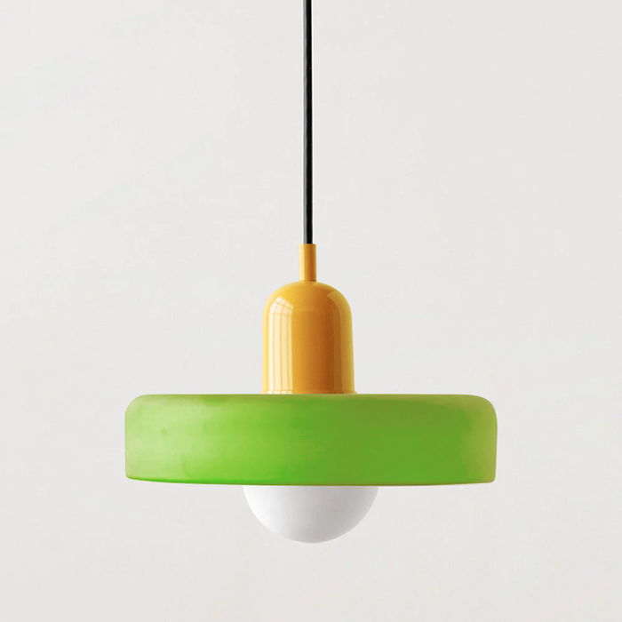 Green (matte) / Yellow / 25 x 18 cm