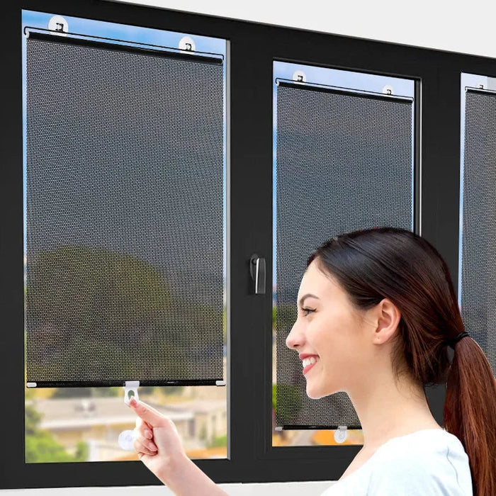 Nowoczesna Rolowana Markiza Czarna 40x60 cm i 40x125 cm – Ochrona przed Słońcem i Promieniami UV 0