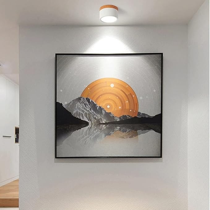 Nowoczesna Lampa Sufitowa LED Cylindryczna w Stylu Skandynawskim do Korytarza – Oświetlenie Sufitowe z Aluminium 6