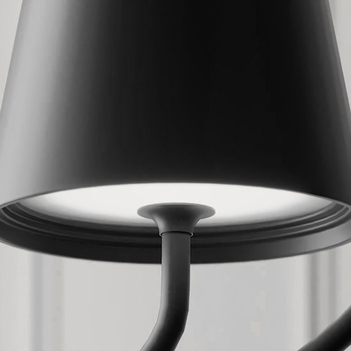 Nowoczesna Lampa Wisząca LED z Przyciemnianiem – Minimalistyczne Oświetlenie do Salonu, IP54, Ciepłe Światło 7