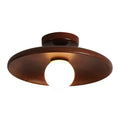 Nowoczesna Płaska Lampa Sufitowa LED w Kształcie Misy – Miękkie Światło do Salonu i Sypialni, Średnica 28 cm 0