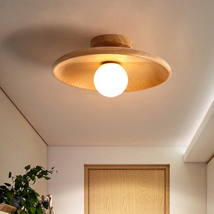 Nowoczesna Płaska Lampa Sufitowa LED w Kształcie Misy – Miękkie Światło do Salonu i Sypialni, Średnica 28 cm 2