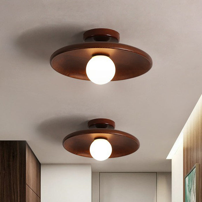 Nowoczesna Płaska Lampa Sufitowa LED w Kształcie Misy – Miękkie Światło do Salonu i Sypialni, Średnica 28 cm 4