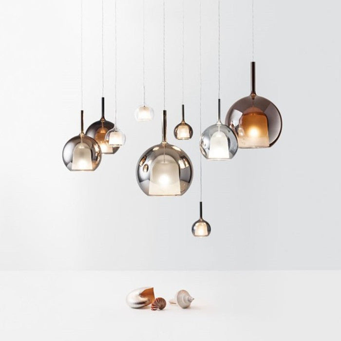 Nowoczesna Szklana Lampa Wisząca do Kuchni i Jadalni z Energooszczędną Diodą LED – Elegancki Design, Różne Rozmiary 4