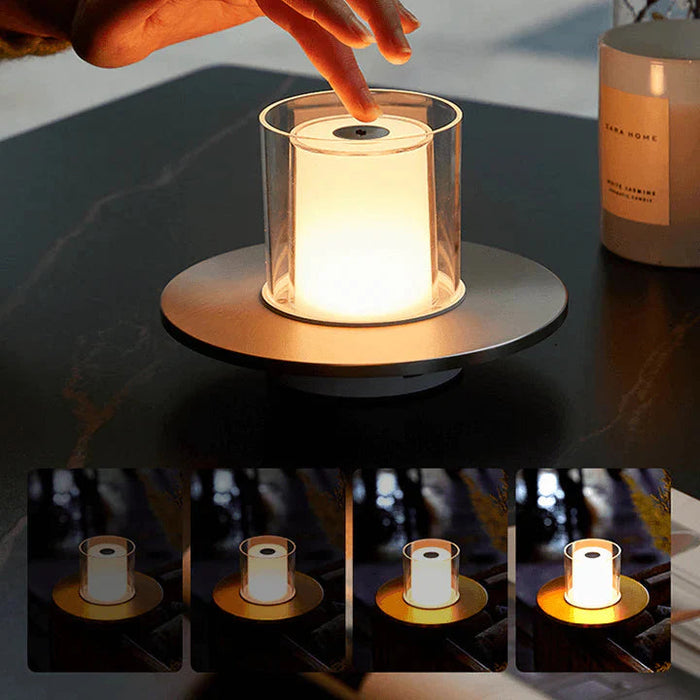 Nowoczesna Świeca LED Indukcyjna z Eleganckim Designem – Bezpieczne Świece Elektryczne do Wnętrz, 16 cm 7