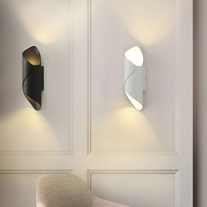 Nowoczesna Lampa Ścienna Zewnętrzna IP66, Minimalistyczny Kinkiet Ścienny LED 10W, Oświetlenie do Ogrodu i Balkonu 4
