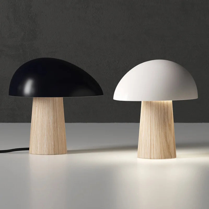 Nowoczesna Lampa Stołowa Juno z Drewnianymi Akcentami – Skandynawski Design do Salonów i Sypialni 1