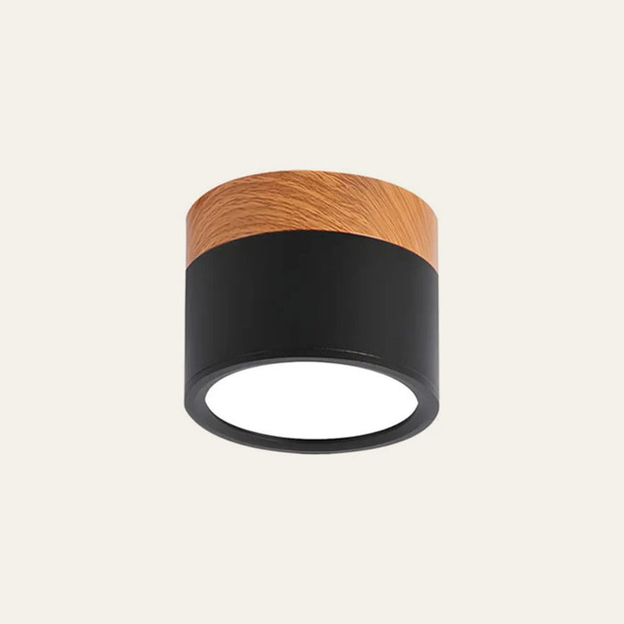 Black / D11 x H 7cm - 7W / Warm light
