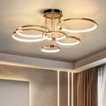 Nowoczesna Lampa Sufitowa LED z Regulowaną Jasnością do Salonu i Sypialni – Elegancki Design, Ciepłe Światło 0