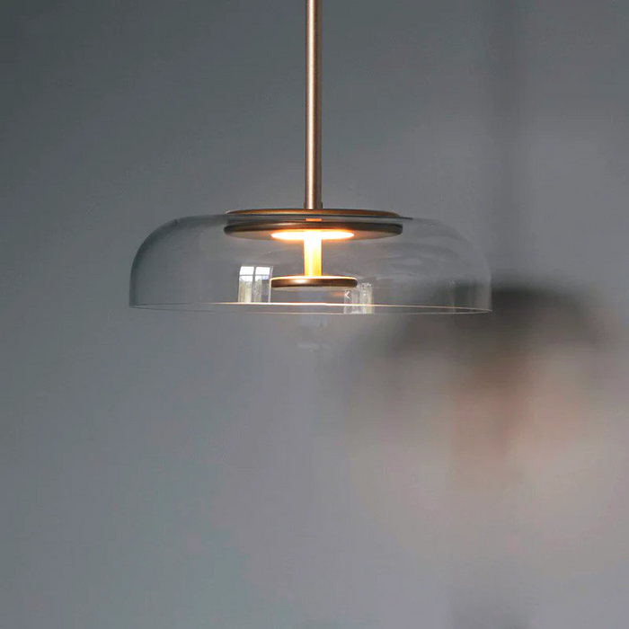 Nowoczesna Lampa Sufitowa LED z Regulowaną Długością – Elegancka Lampa do Salonu i Kuchni, Szklana Lampy Sufitowe 0