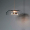 Nowoczesna Lampa Sufitowa LED z Regulowaną Długością – Elegancka Lampa do Salonu i Kuchni, Szklana Lampy Sufitowe 0