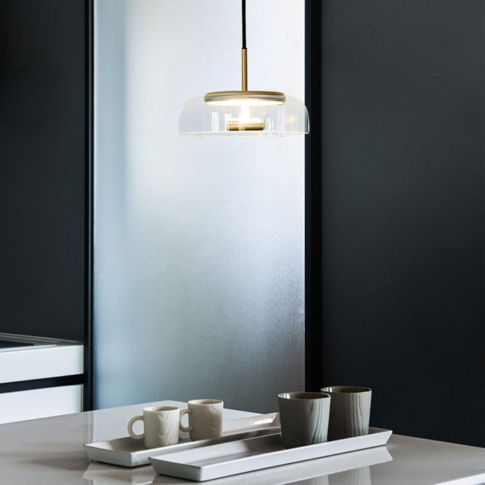 Nowoczesna Lampa Sufitowa LED z Regulowaną Długością – Elegancka Lampa do Salonu i Kuchni, Szklana Lampy Sufitowe 2