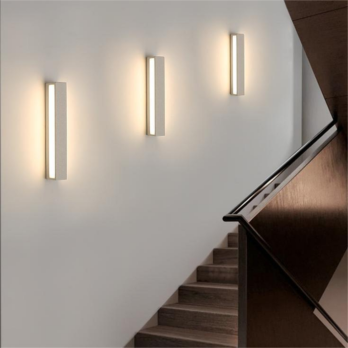 Nowoczesny Kinkiet Zewnętrzny LED z Minimalistycznym Designem do Ogrodu i Patia, Efekt Świetlny Góra-Dół, 20/30 cm 7