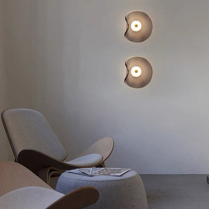 Nowoczesny Kinkiet Ścienny LED z Przydymionym Kloszem w Stylu Nordyckim – Lampa na Ścianę do Salonu i Sypialni 5