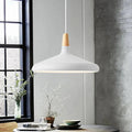 Nowoczesna Stożkowa Lampa Wisząca Macaron – Metalowa Lampa do Salonu, Kolorowa, Wysoka Jakość, Różne Rozmiary 0