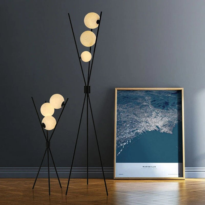 Nowoczesna Lampa Podłogowa LED MoonLamp – Biała, Wysokość 120 cm, Energooszczędna, Idealna do Salonu i Sypialni 1