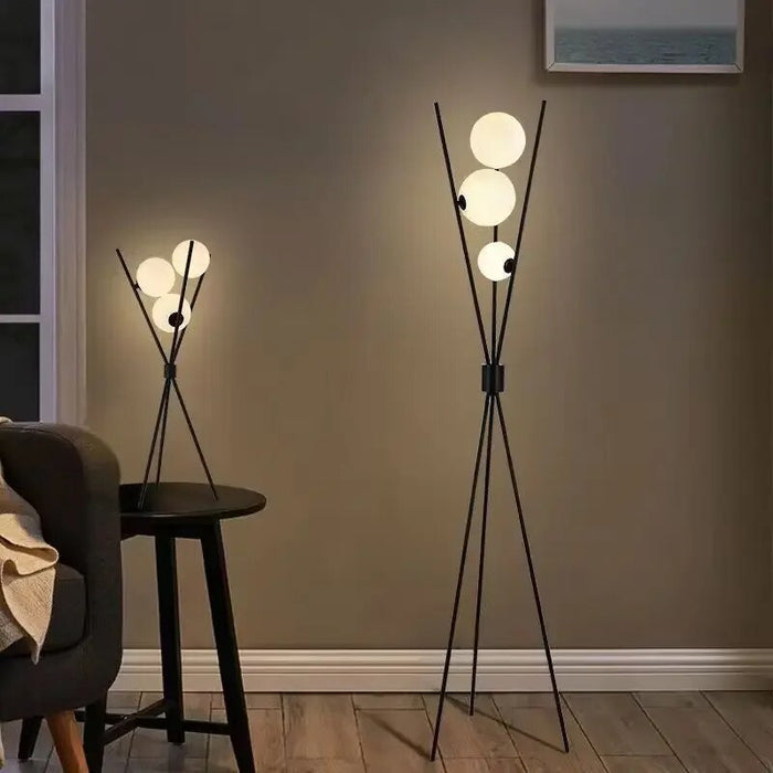 Nowoczesna Lampa Podłogowa LED MoonLamp – Biała, Wysokość 120 cm, Energooszczędna, Idealna do Salonu i Sypialni 4