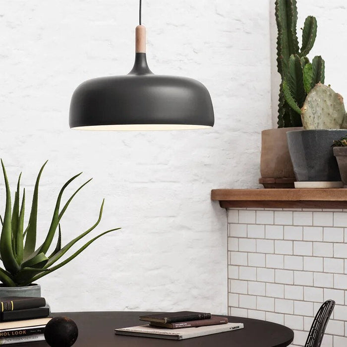 Nowoczesna Lampa Wisząca LED Nordic do Salonu, Energooszczędna, Stylowy Design, Różne Kolory Klosza 1