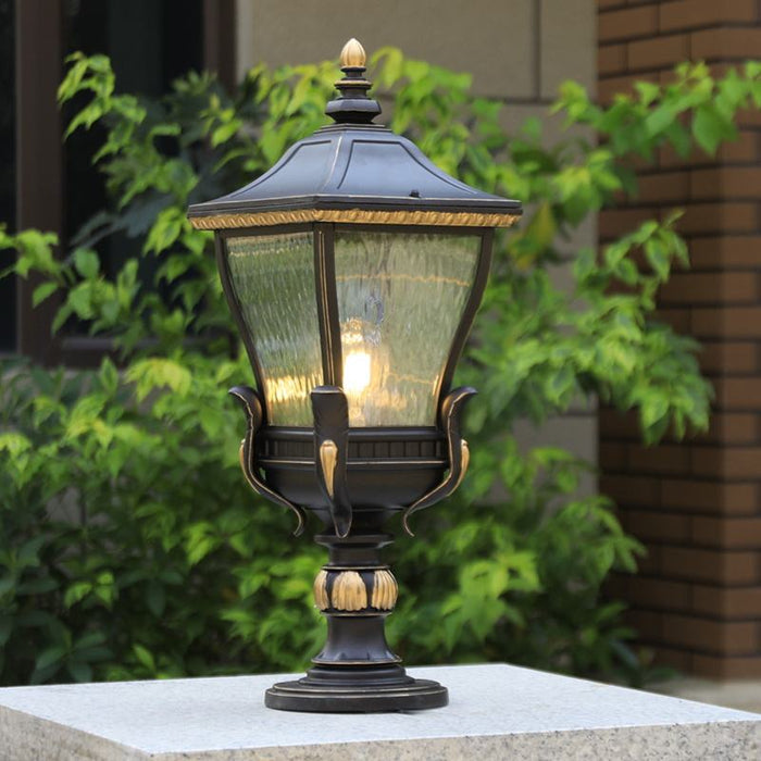 Nowoczesna Lampa Zewnętrzna LED z Aluminium i Szkła na Dom – Stylowa Latarnia Kolumnowa do Ogrodu i Tarasu 8