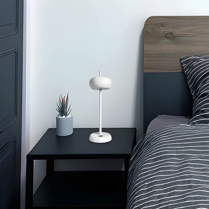 Nowoczesna Lampa Stołowa Rine z Regulacją Jasności – Metalowa, Minimalistyczna Lampka do Salonu i Biura 5