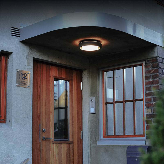 Nowoczesna Lampa Sufitowa LED Okrągła IP65 w Czarnym Kolorze – Stylowe Oświetlenie do Wnętrz i na Zewnątrz 1