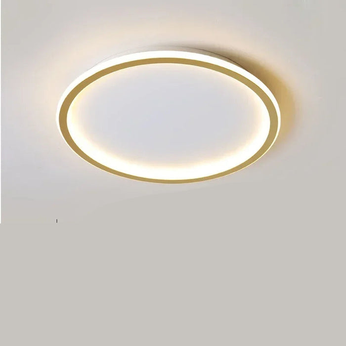 Nowoczesna Lampa Sufitowa LED Okrągła w Stylu Skandynawskim do Salonów i Wnętrz 11