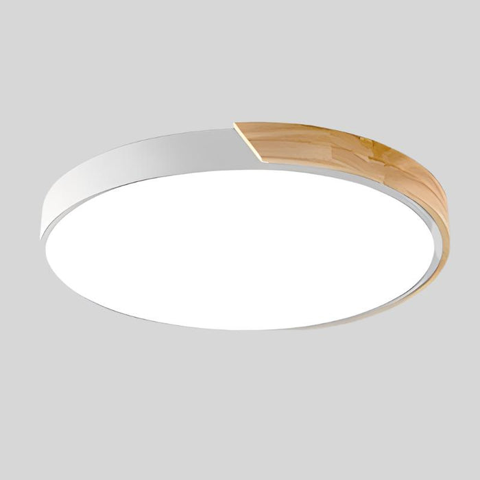 White / D23CM(9")-12W / With wood