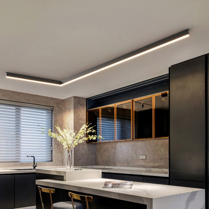 Nowoczesna Lampa Sufitowa LED w Stylu Skandynawskim – Eleganckie Oświetlenie do Salonu, Kuchni i Biura 2