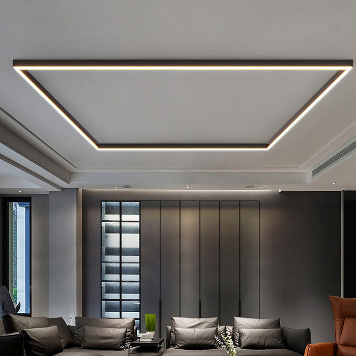 Nowoczesna Lampa Sufitowa LED w Stylu Skandynawskim – Eleganckie Oświetlenie do Salonu, Kuchni i Biura 4