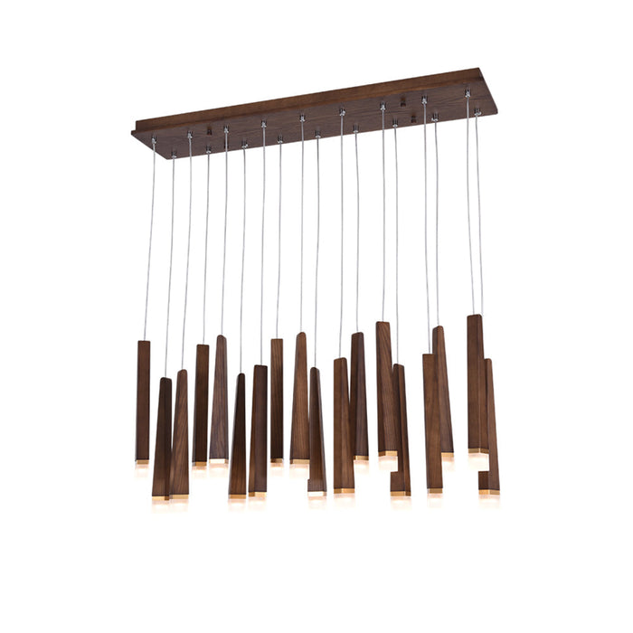 18 Lights L 90.0 cm × H 20.0 cm × H 95.0 cm / Walnut
