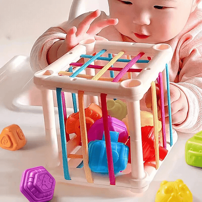 Drewniane Klocki Montessori do Nauki Kształtów 1
