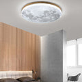 Lampa Sufitowa LED Księżycowa Monza – Smukły Design do Salonu i Sypialni, Średnice 26/38/48 cm, Ciepłe Białe Światło 0