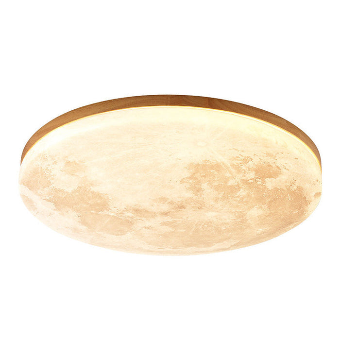 Lampa Sufitowa LED Księżycowa Monza – Smukły Design do Salonu i Sypialni, Średnice 26/38/48 cm, Ciepłe Białe Światło 2