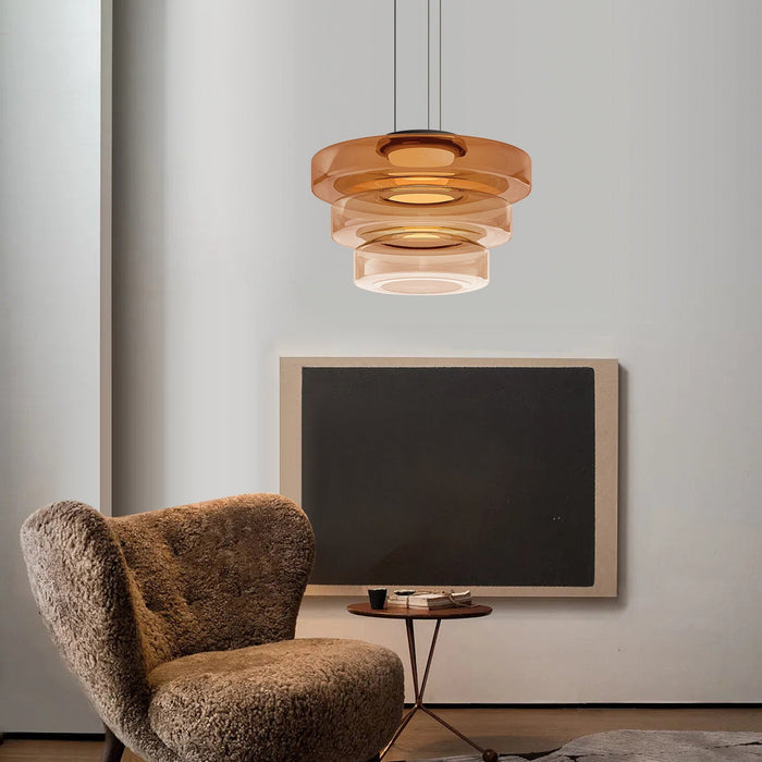 Lampa Wisząca Księżycowa z Sznurkiem – Szklana Dekoracja do Wnętrz 2
