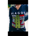 Multi Slit Sleeve Détail Love Lagos Midi, Mesh Hood and Side Olive Ruffle Détail