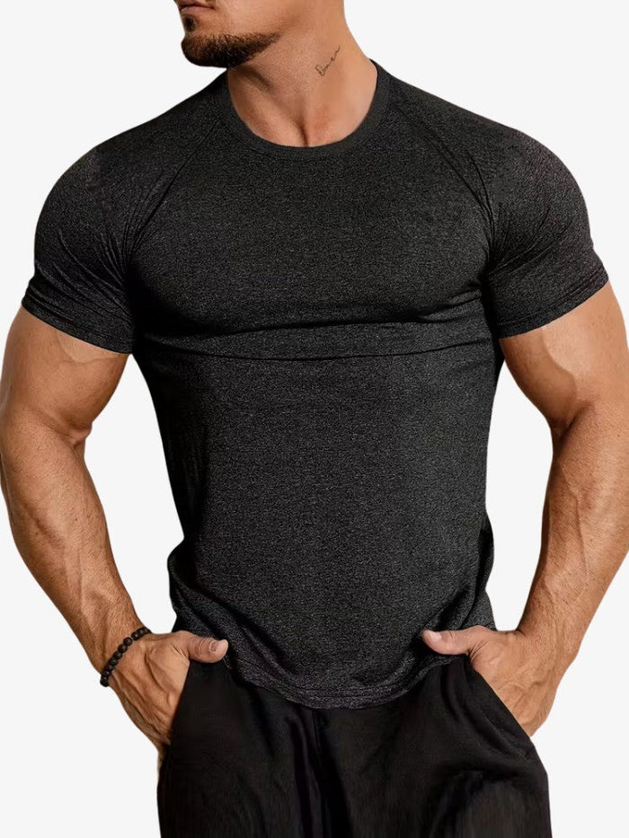 Koszulka Sportowa Muscle Fit dla Mężczyzn – Oddychająca i Wygodna 1