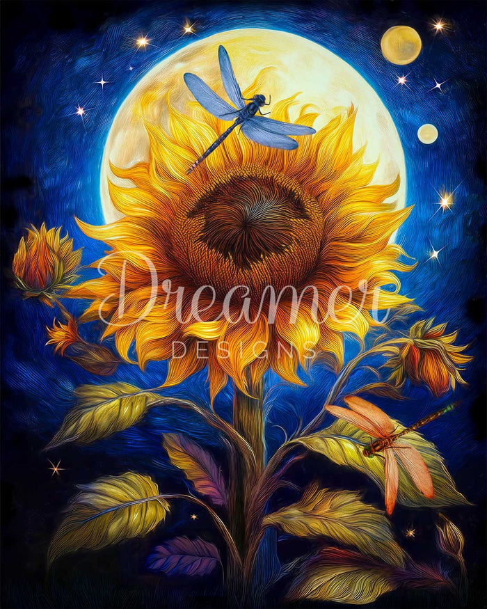 Nighttime Sunflower