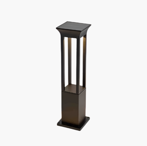 Lampa Ogrodowa Solarna Nimbus z LED – Elegancka Latarnia z Aluminium, Wodoodporna IP54, 60 cm 0