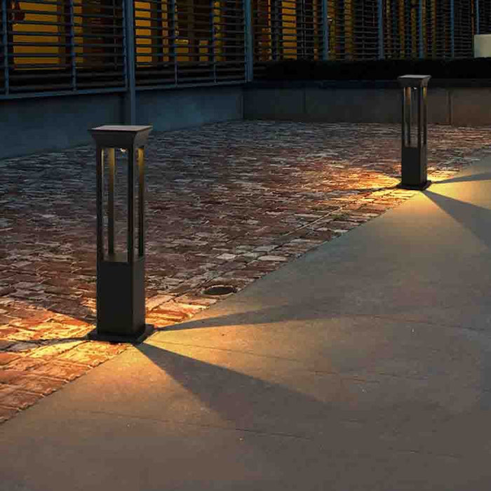 Lampa Ogrodowa Solarna Nimbus z LED – Elegancka Latarnia z Aluminium, Wodoodporna IP54, 60 cm 2